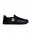 Cariuma-SLIP ON Skate PRO All Black Suede and Canvas Ivory Logo  - 9,5/42