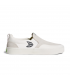 Cariuma-SLIP ON Skate PRO Off-White Canvas Vintage White Suede Black Logo  - 9,5/42